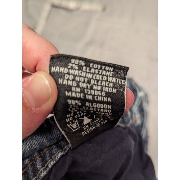 Grace in LA Women's Embroidered Bootcut Jeans Size 26 Back Pocket Designed - Picture 8 of 14